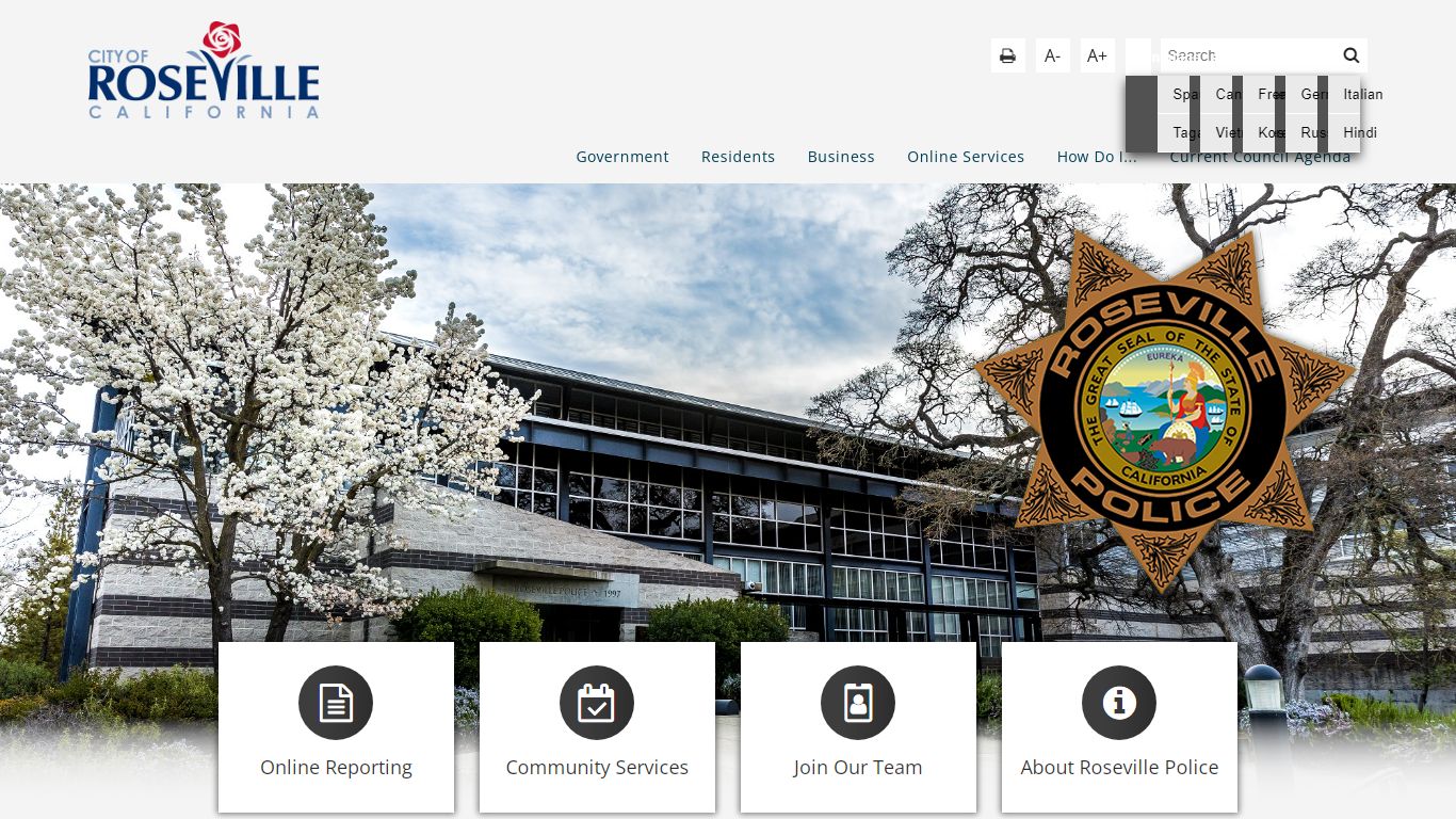 Police Department - City of Roseville